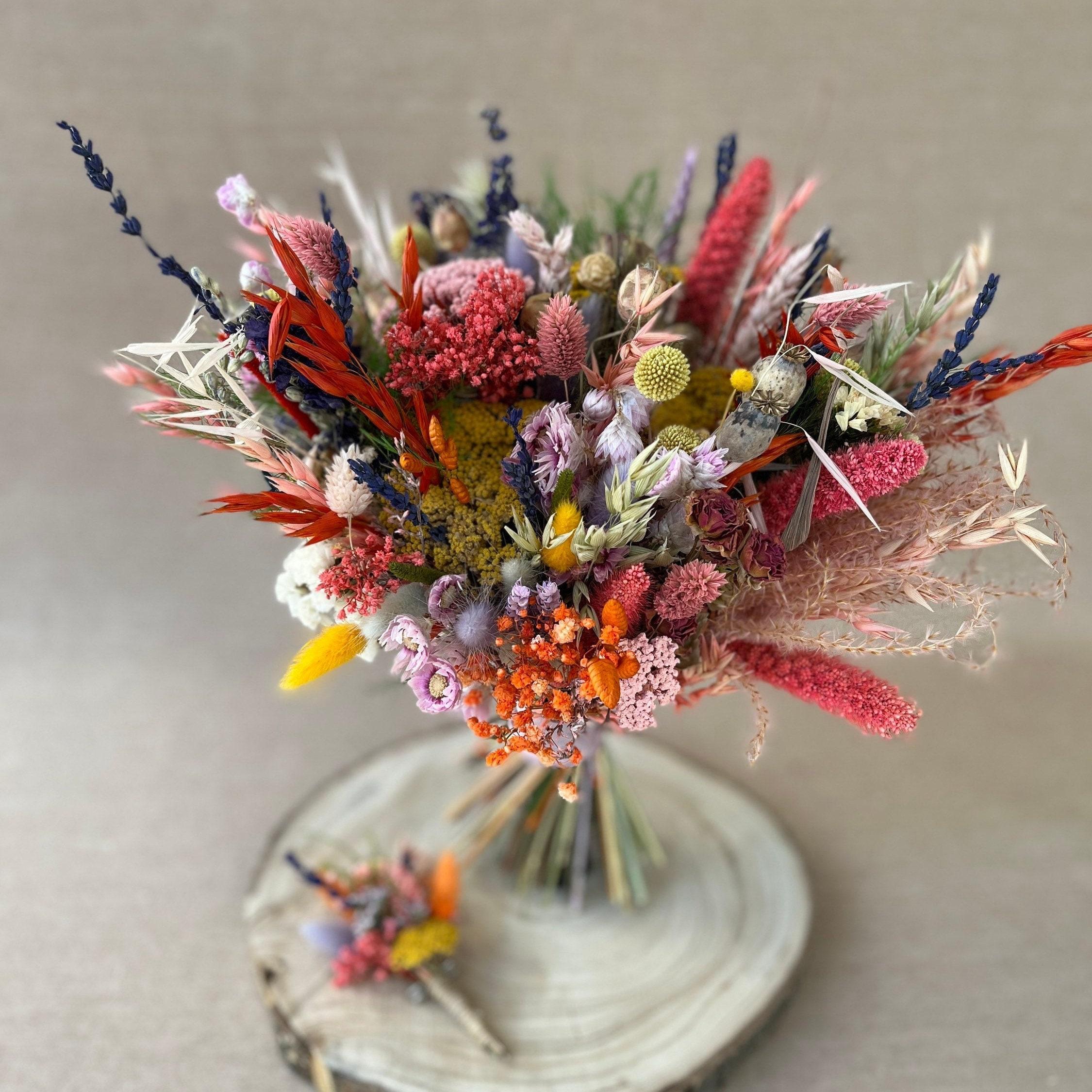 Summer Wedding Bouquet, Field Wedding Bouquet, Rustic Bridal ...